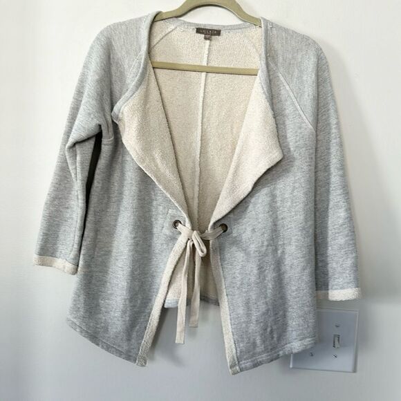 Lila P 3/4 Sleeve Open Cardigan S - Picture 2 of 7